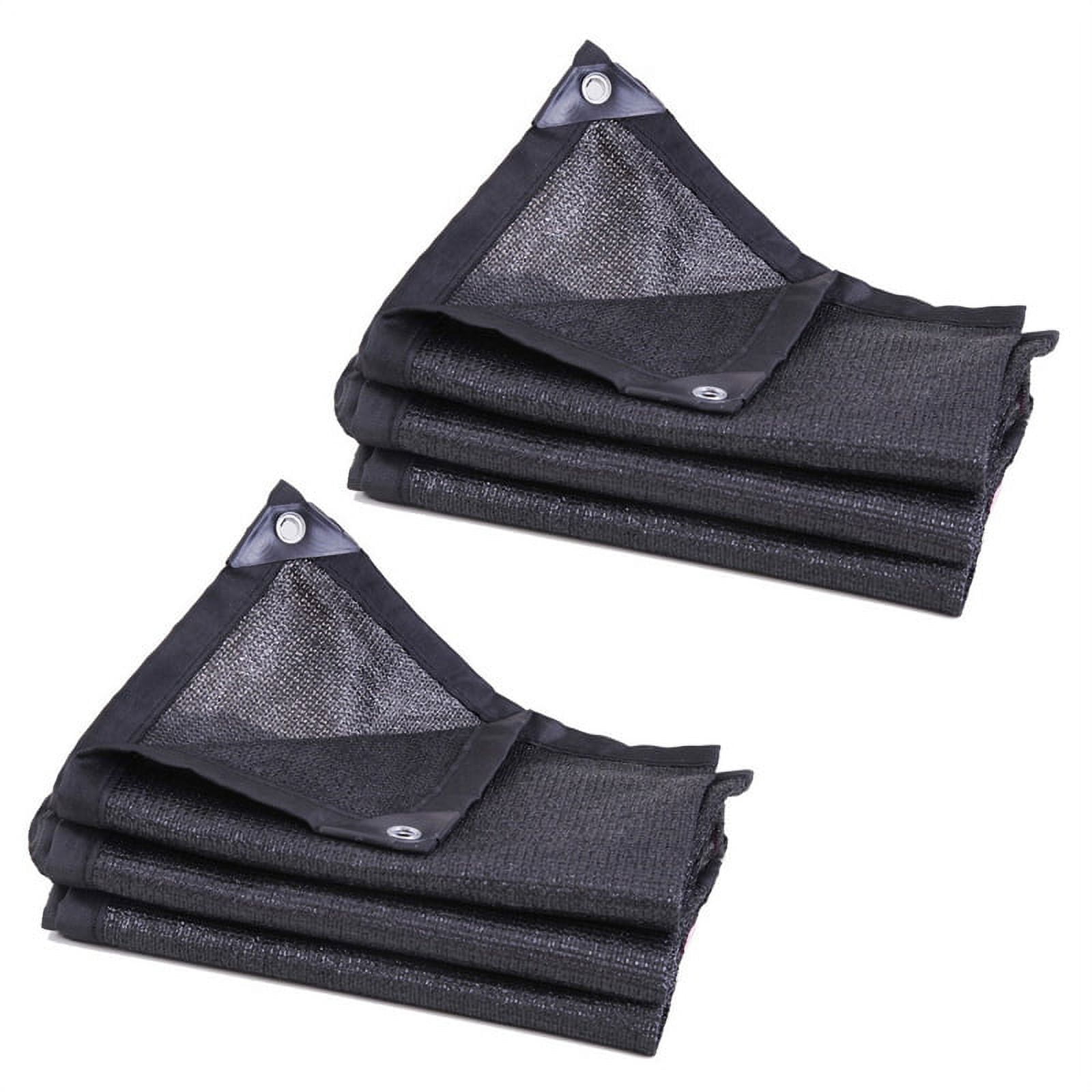 2X Sun Mesh Sunblock Garden Anti-Uv Sunscreen Shade Sails Sunblock Shade Cloth Net For Plant Greenhouse Car 2x3M