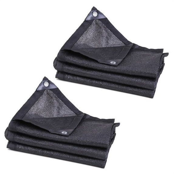 2X Sun Mesh Sunblock Garden Anti-Uv Sunscreen Shade Sails Sunblock Shade Cloth Net For Plant Greenhouse Car 2x3M