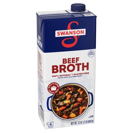 2X-Swanson 100% Natural Beef Broth - 32 oz