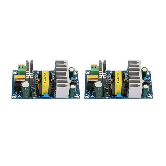 2X Switching Power Supply Module Ac 110V 220V to Dc 24V 6A Switching Board Promotion Panel Splitter 60Hz -DC2412