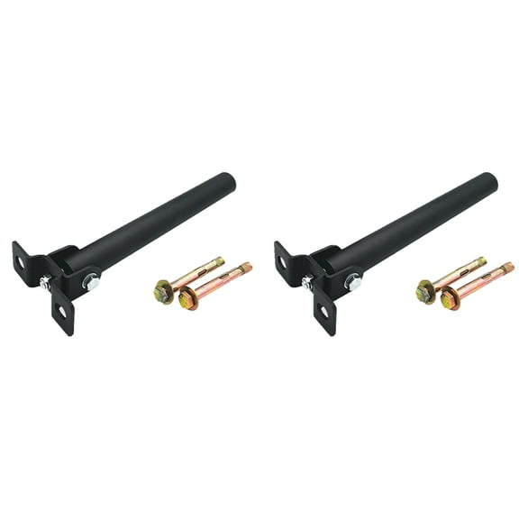 2X T Bar Row Platform Attachment Install on Floor or Wall Holder for Barbell Bars Exercises Gym Equipment,25mm