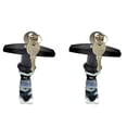 thumbnail image 1 of 2X T Type Handle Cam Lock Zinc Alloy for Tool Box,Electrical Cabinet Box,Storage Cabinet,File Cabinet, Car Door, 1 of 3