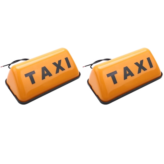 2X TAXI LED Indicator Light Sign LED Day Light Car Daytime Running Lights DC 12V 3W Auto Driving Roof Top Cab LED Sign