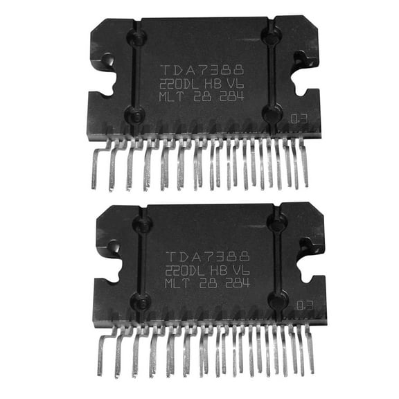 2X TDA7388 Power Amplifier Audio Power Amplifier Integrated Circuit TDA-7388 New,2 x TDA7388 Power amplifier,black