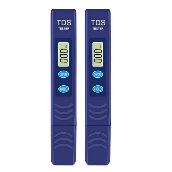 2X TDS Meter, Electronic Water Tester with 0-9990 PPM Measurement Range,Digital Test Pen for Farming, Aquariums