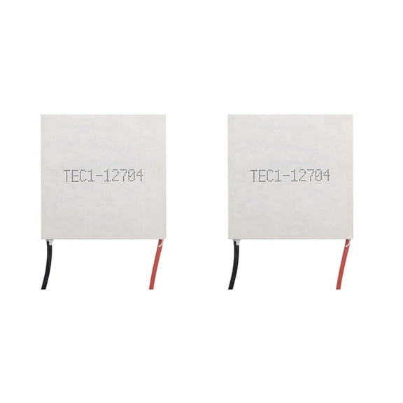 2X TEC1-12704 Thermoelectric Cooler Peltier 30mmx30mm TEC1 12704 Elements Module 12V4A Cooling Peltier