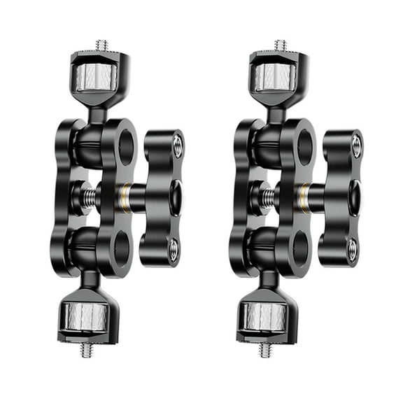 2X TM-5 Articulating Magic Arm with Dual Ball for Tripod Phone Clip 1/4inch Screw