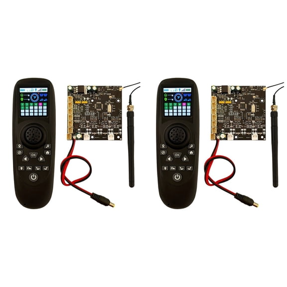 2X TXG4 1.54Inch Colored Screen Display Single-Hand Remote Controller 6-12V Receiver Board GPS Control for RC Bait Boat