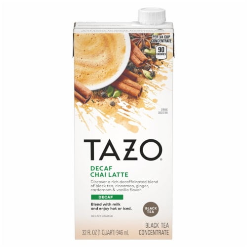 Tazo Decaf Chai Latte Black Tea Concentrate - 32 fl oz