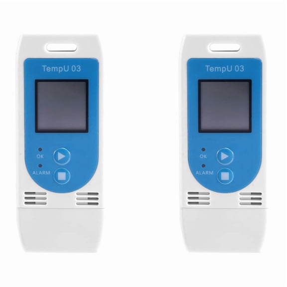 2X TempU 03 USB Temp & Humidity Data Logger TEMP Data Logger Recorder Humiture Recording Meter with 32,000 Capacity