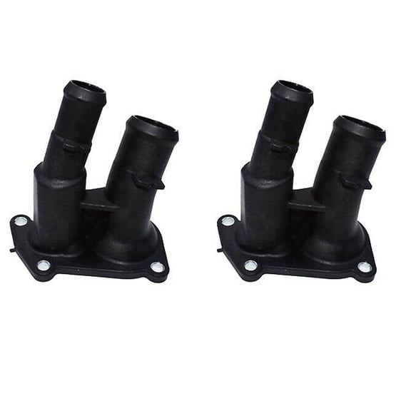 2X Thermostat Housing Coolant Flange Fit for C-Max Focus Mondeo Fiesta 2001-2012 1707050 2S6G-9K478-BC