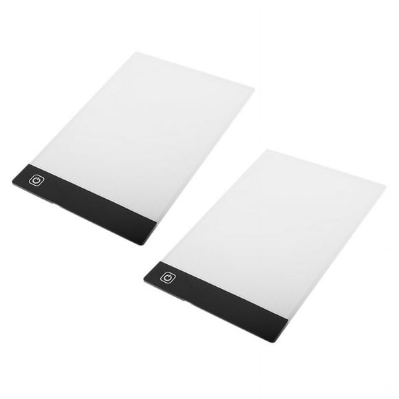 2X Three Level Dimmable Led Light Pad,Tools, Accessories,Diamond Embroidery Eye Protection A5 Size,2* Writing board 2* USB Data Line 2* instruction manual,Black & white