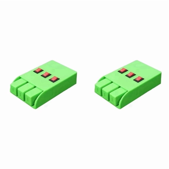 2X Three Way Parallel Lasers Light Source Set for Students and Educators 10x6cm Physics Optical Experiment Equipment