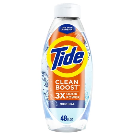 2X - Tide Clean Boost Rinse Laundry Odor Remover, 70 Loads - Original 48 oz