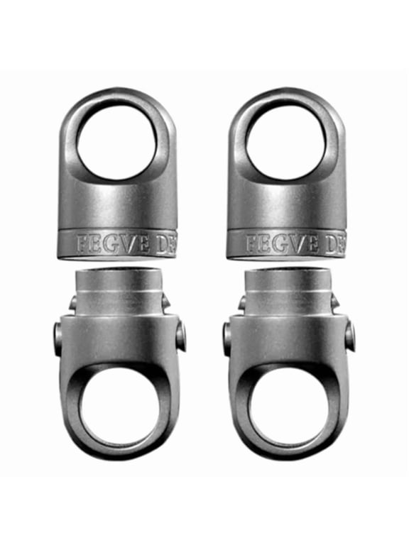 2X Titanium Alloy Magnetic Suction Car Keychain Key Ring Men Can Rotate 360 Quick Release Key Chain Push Pull Buckle
