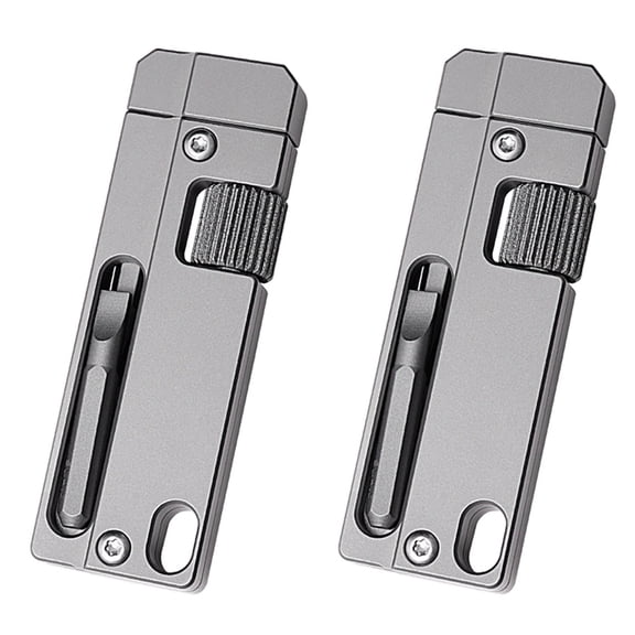 2X Titanium Alloy Mini Adjustable Spanner Wrench, Multitool Portable Repair Tool for Outdoor Use,Multifunctional Tool