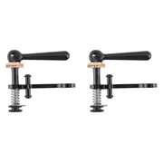 2X Titanium Axle Bike Seatpost Clamp for Folding Bicycle Seat Post Quick Release 3SIXTY Black