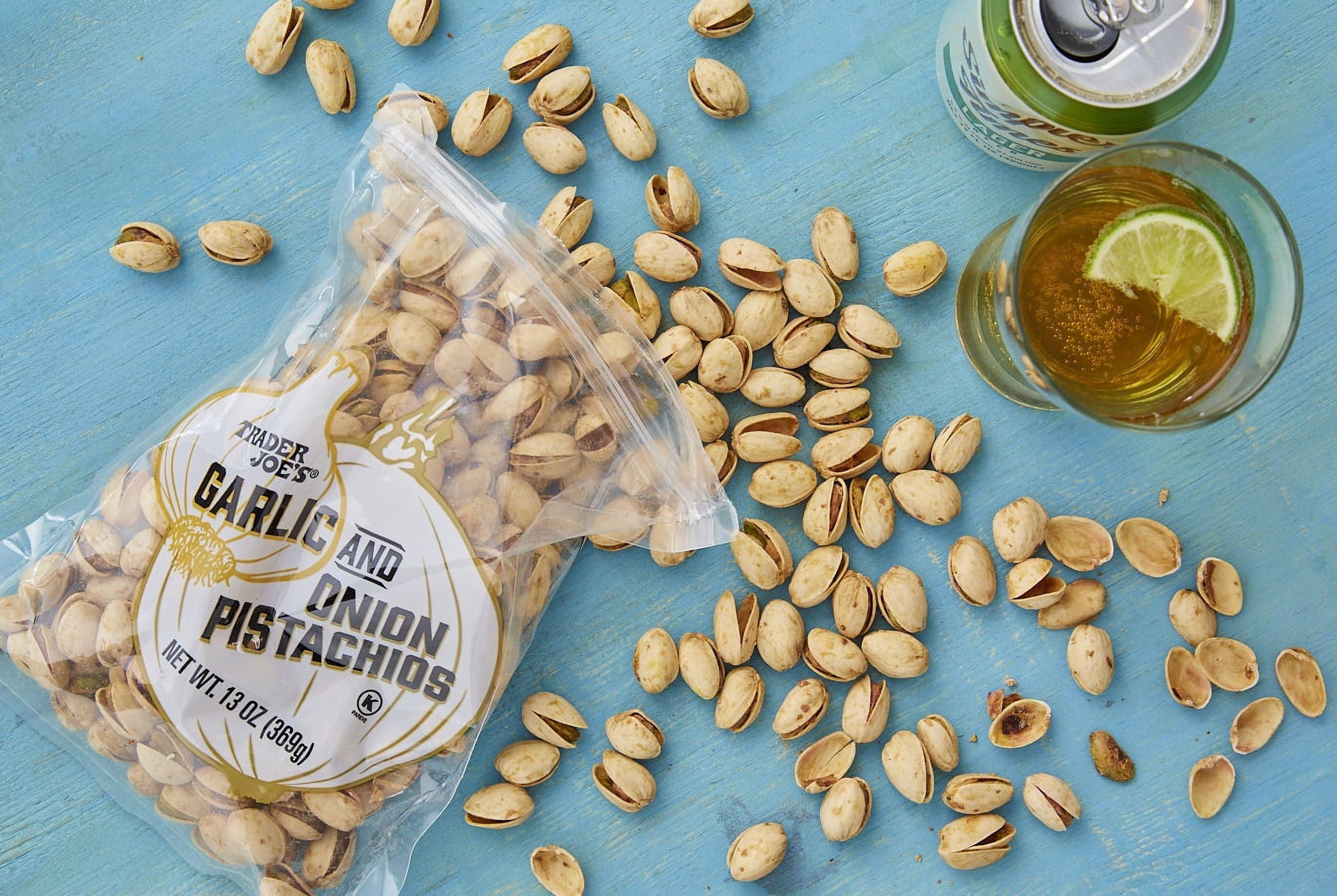 Pack of 2 - TJs Garlic & Onion Pistachios 13 Oz