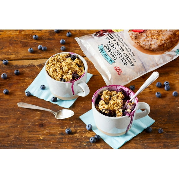 Pack of 2 - TJs Gluten Free Organic Rolled Oats with Ancient Grains & Seeds 24 Oz