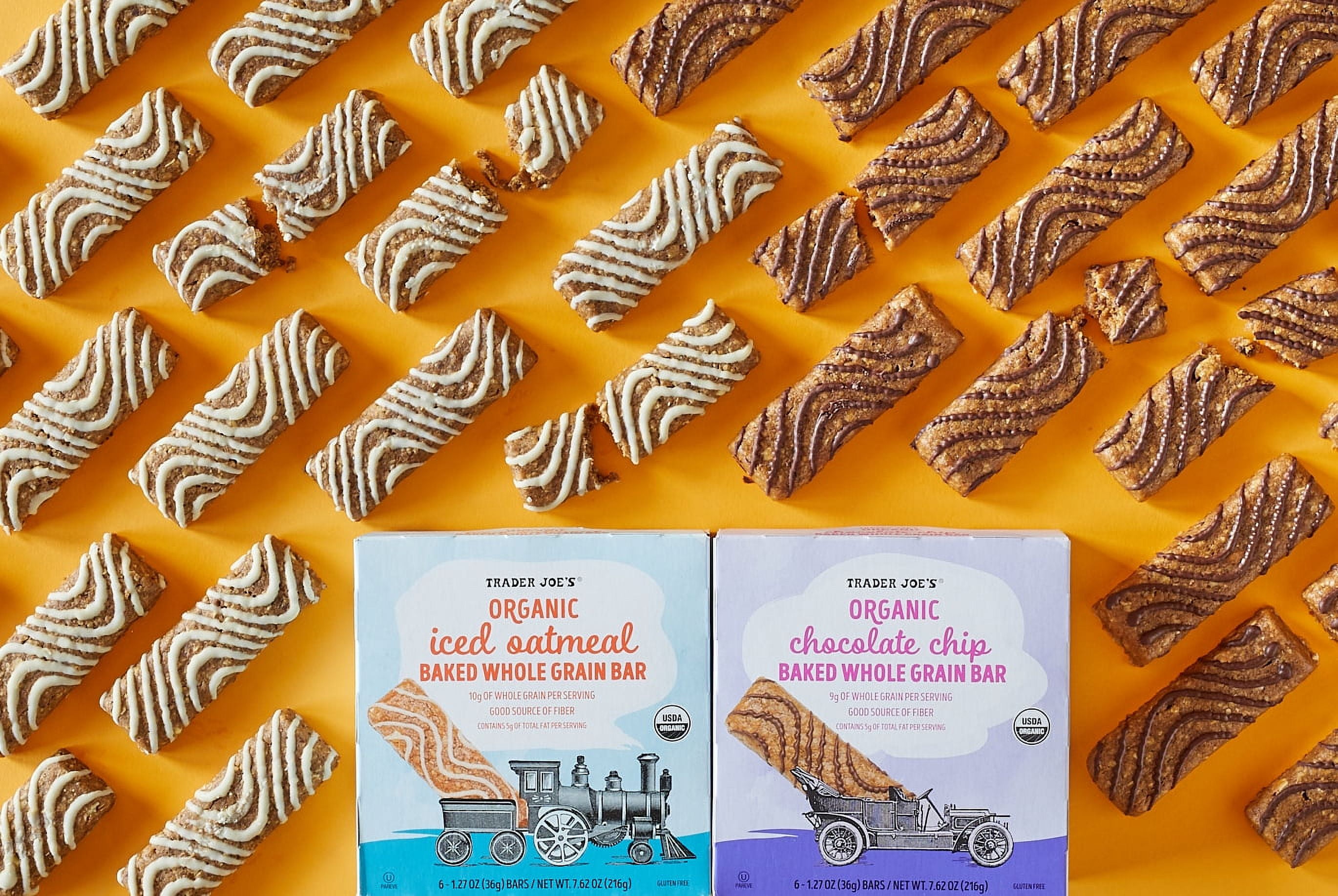 2X Tjs Organic Chocolate Chip Baked Whole Grain Bar 1.27 Oz