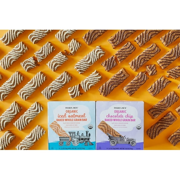2X - Tjs Organic Iced Oatmeal Baked Whole Grain Bar 1.27 Oz
