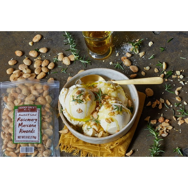 Tjs Roasted & Salted Rosemary Marcona Almonds 6 Oz