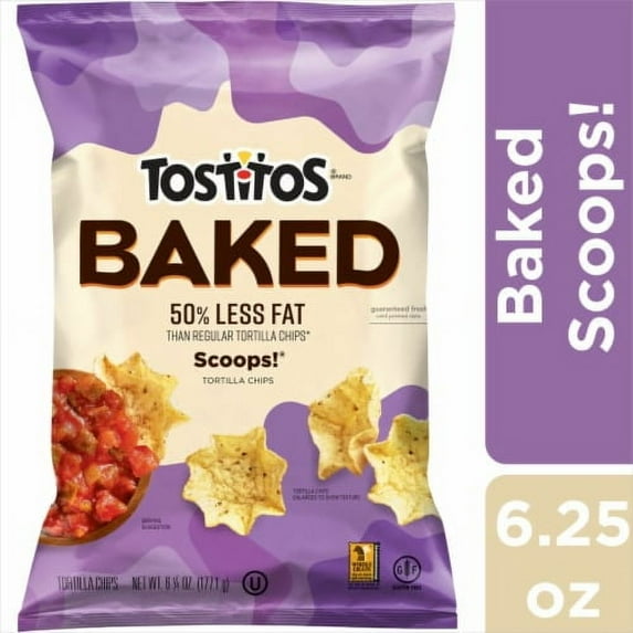 2X-Tostitos Baked Scoops Tortilla Chips - 6.25 oz