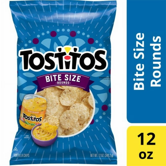 2X-Tostitos Bite Size Rounds Tortilla Chips - 12 oz