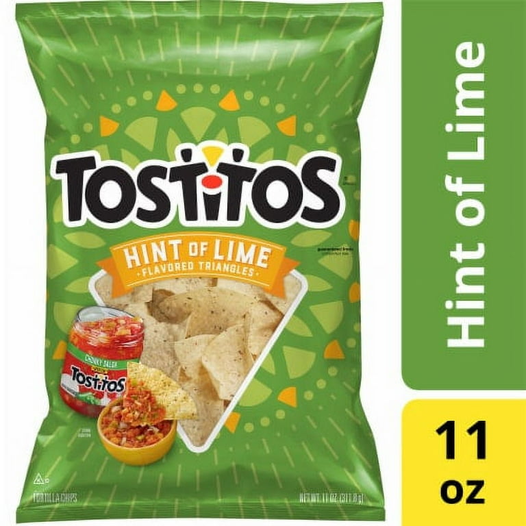 2X - Tostitos Hint of Lime Flavored Tortilla Chips - Walmart.com