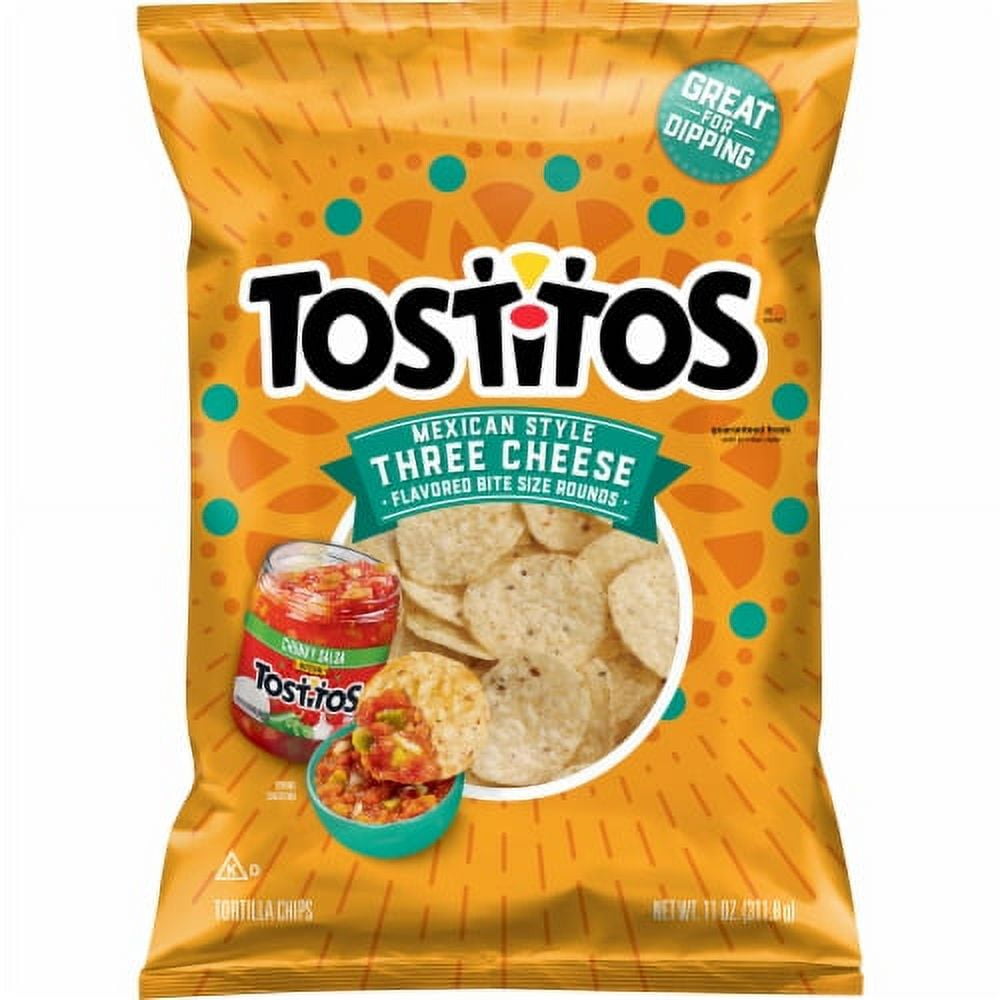 2X-Tostitos Mexican Style Three Cheese Flavored Tortilla Chips - 11 oz