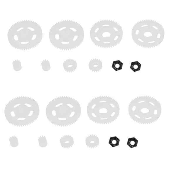 2X Transmission Motor Set for Axial SCX24 C10 JLU Deadbolt 1/24 RC Crawler Car Parts