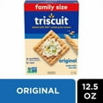 thumbnail image 1 of 2X-Triscuit Original Whole Grain Vegan Crackers Family Size - 12.5 oz, 1 of 5