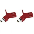 thumbnail image 1 of 2X Turntable Headshell Aluminium Alloy Headshell Record Turntable Needle Replacement Phono Stylus Cartridges Rack Red,2 x Phonograph Phono stand,Red, 1 of 5