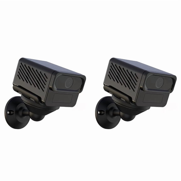 2X Tuya 2K Wifi Camera 2.4Gand5G Surveillance Camera Built-in Battery PIR Motion Detection Night Vision Two Way Audio,2 x Wifi Camera(No memory card),Black