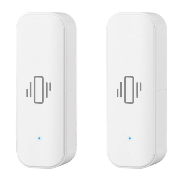 2X Tuya Smart Vibration Sensor ZigBee Tuya Sensor Monitor App Control Security Protection Zigbee Sensor