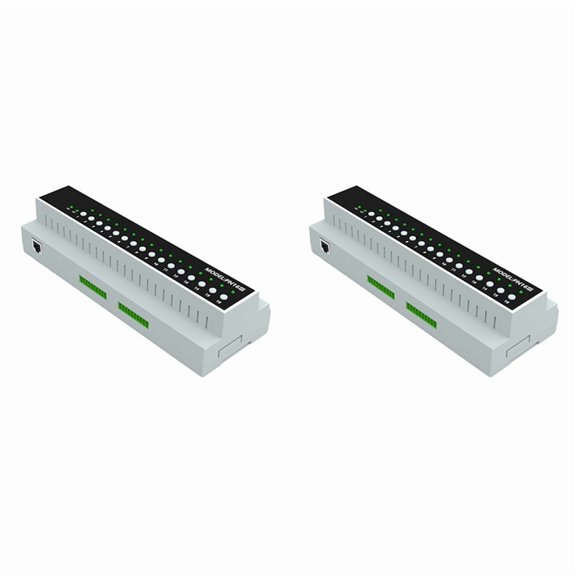 2X Tuya Smart Zigbee 16 Gang Relay Switch Module Remote Control Appliance Control Module 110V-240V APP Voice Control