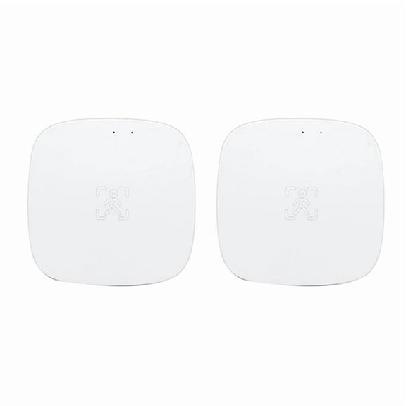 2X Tuya WiFi MmWave Human Presence Sensor with Luminance MicroWave Radar Detection PIR Motion Sensor Wall Mount