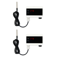 2X Tuya WiFi Temperature Sensor Thermometer Detector Smart Life App