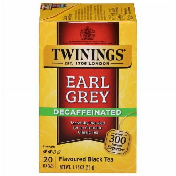 2X-Twinings Of London Decaffeinated Earl Grey Black Tea Bags - 20 ct