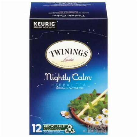 2X-Twinings of London Nightly Calm Herbal Tea K-Cup Pods - 0.09 oz - 12 pk