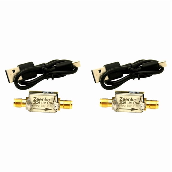 2X  UM Series Low Noise Amplifier USB Type-C Interface 20dB High Gain   Power Preamplifier Module ZK06-UM