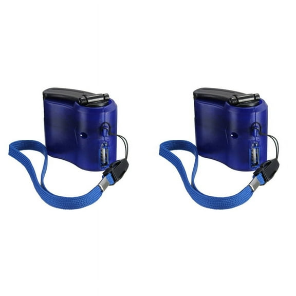 2X USB Emergency Hand Cranking Dynamo for Universal Charger Travel Gadgets