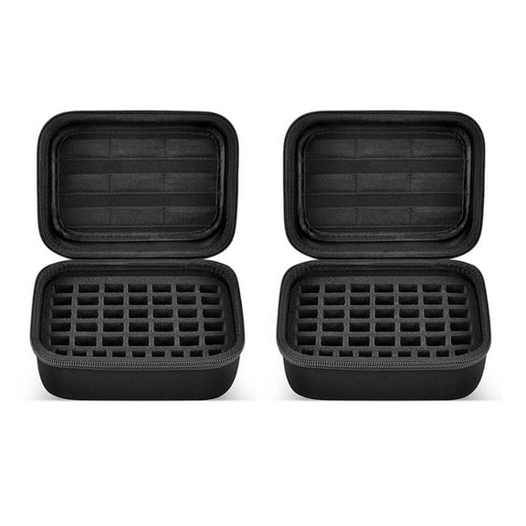 2X USB Flash Drive Case, Thumb Drive, Memory Card SD SDXC SDHC Card Holder Organizer,Electronic Accessories Storage Bag,2 x USB Flash Drive Case,Black