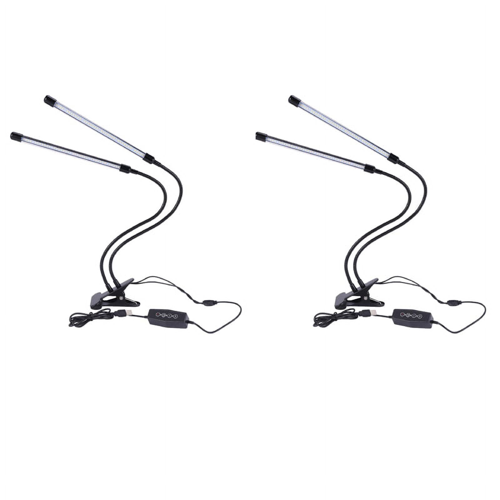 2X USB LED Indoor Grow Light,40W Full Spectrum Phyto Lamps Sunlight White for Plants House Grow Box