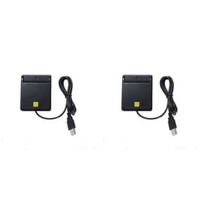 2X USB Smart Card Reader for Bank Card IC/ID EMV Card Reader High Quality for 7 8 10 for Linux OS USB-