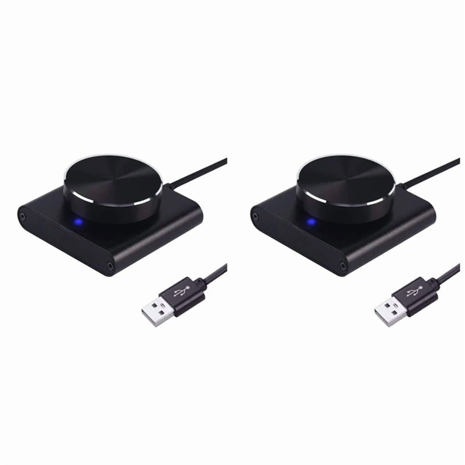 2X USB Volume Control Lossless PC Computer Speaker Volume Controller ...