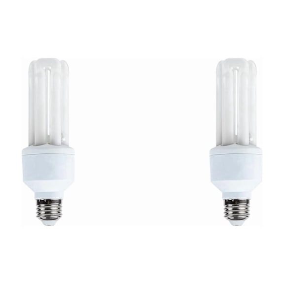 2X UVA UVB Light Bulb for Birds 2.4 UVB 20W Compact Flourescent Lamp for All Kinds Captive Birds B