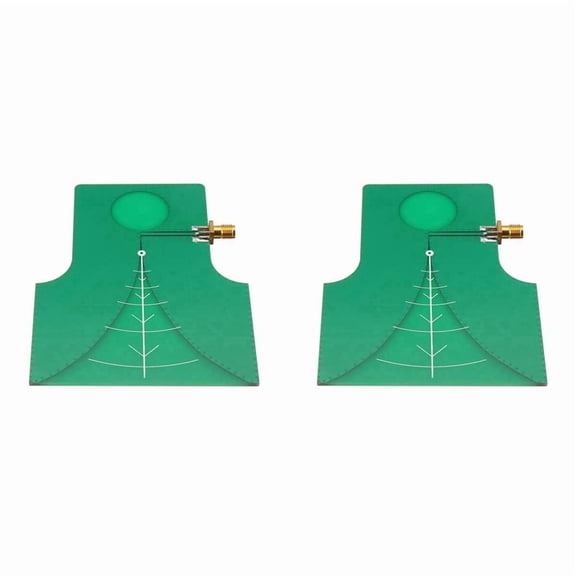 2X UWB Directional Broadband TEM Antenna 7dBi High Gain Broadband UWB 1.4-10.5GHz 8W for Radio Signal Transmit Receive