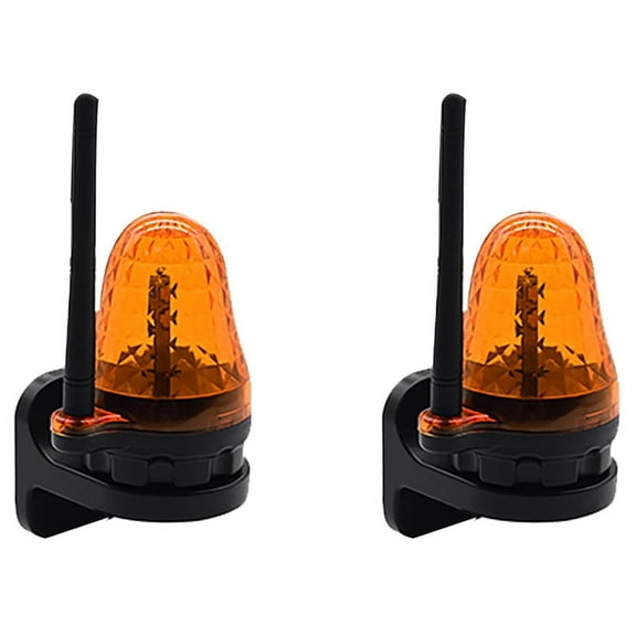 2X Universal 12V-265V LED Signal Alarm Light Strobe Flashing Light Wall Mount Emergency Warning Lamp for Gate Opener