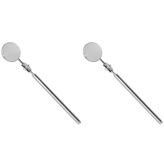 2X Universal Automotive Maintenance Folding Telescopic Reflector 50mm